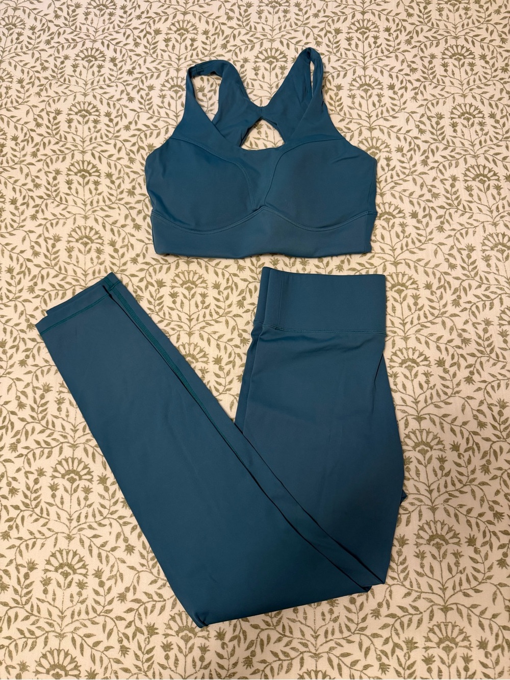 Women’s Workout Set Small Teal